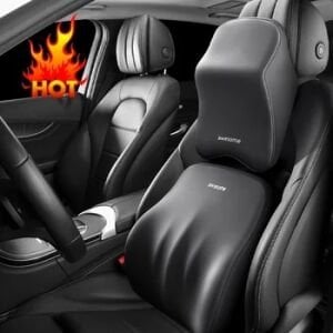 Araç için Boyunluk ve Sırt Destek Minderi Seti (1 Boyunluk +1 Sırt Yastığı)