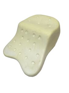 Araç Boyun Yastığı Ortopedik Siyah Kumaş Yanlar Deri (Volkswagen Logolu)